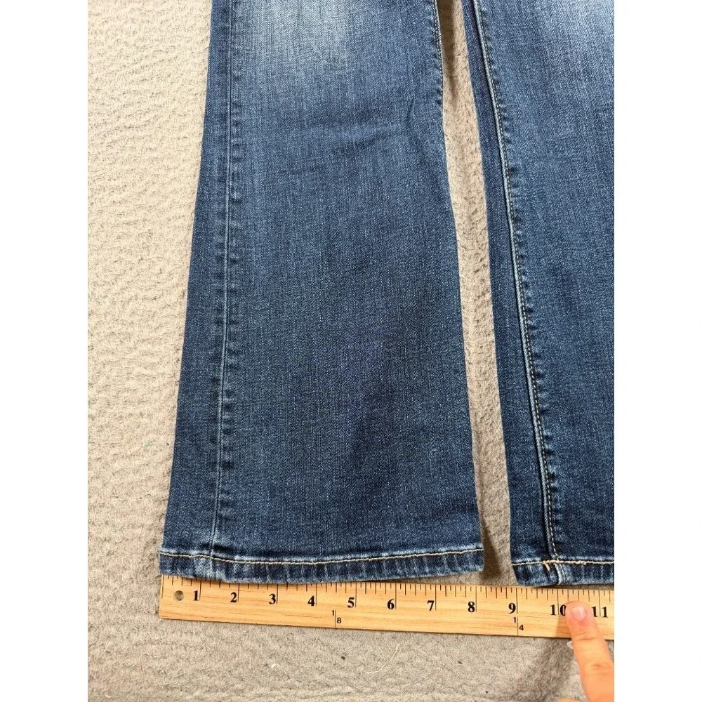 BKE Parker Bootcut Jeans Womens 28x29.5 High Rise Tailored Dark Wash Stretch